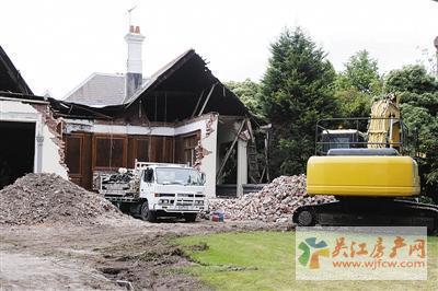 中国买家推倒澳百年豪宅 引起当地居民的不满